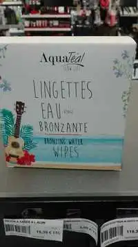 AQUATÉAL - Lingettes eau bronzante visage