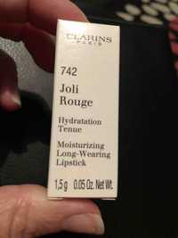 CLARINS - Hydratation tenue 742 joli rouge