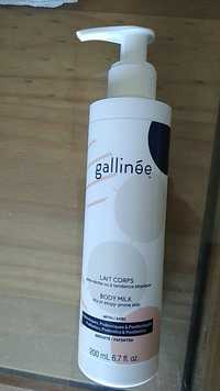 GALLINÉE - Lait corps peau sèche ou à tendance atopique