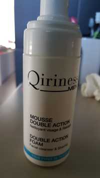 QIRINESS - Mousse double action - Nettoyant visage & rasage