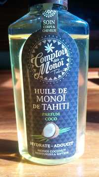 COMPTOIR DES MONOÏ  - Huile de Monoï de Tahiti parfum coco