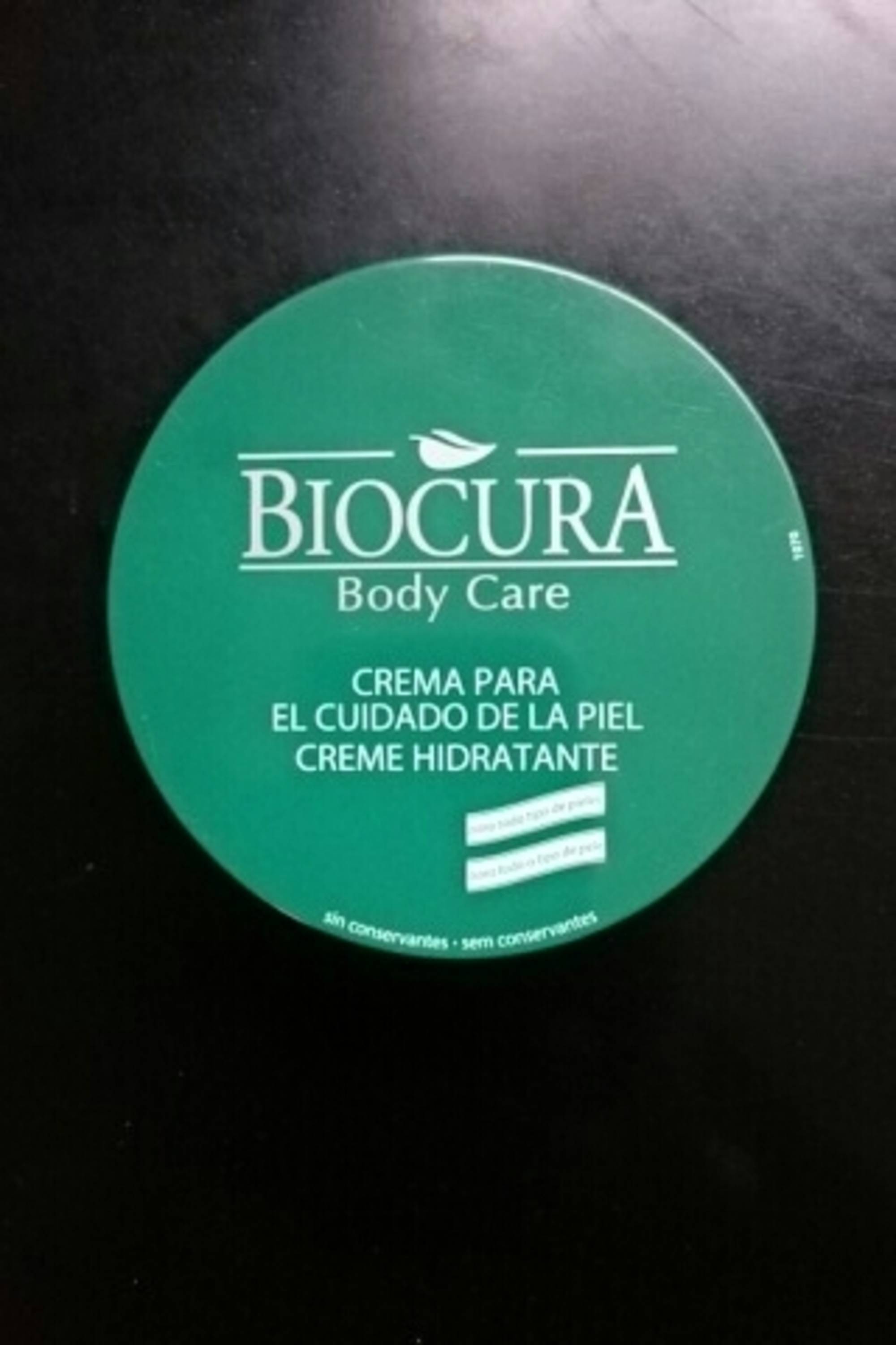 BIOCURA - Body care - Crème hydratante