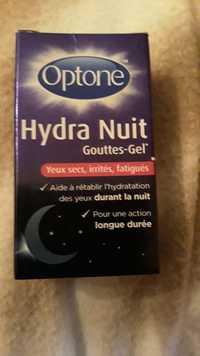 OPTONE - Hydra nuit - Gouttes-gel yeux secs irrités fatigués