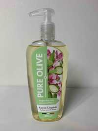 PURE OLIVE - Savon liquide parfum amande douce