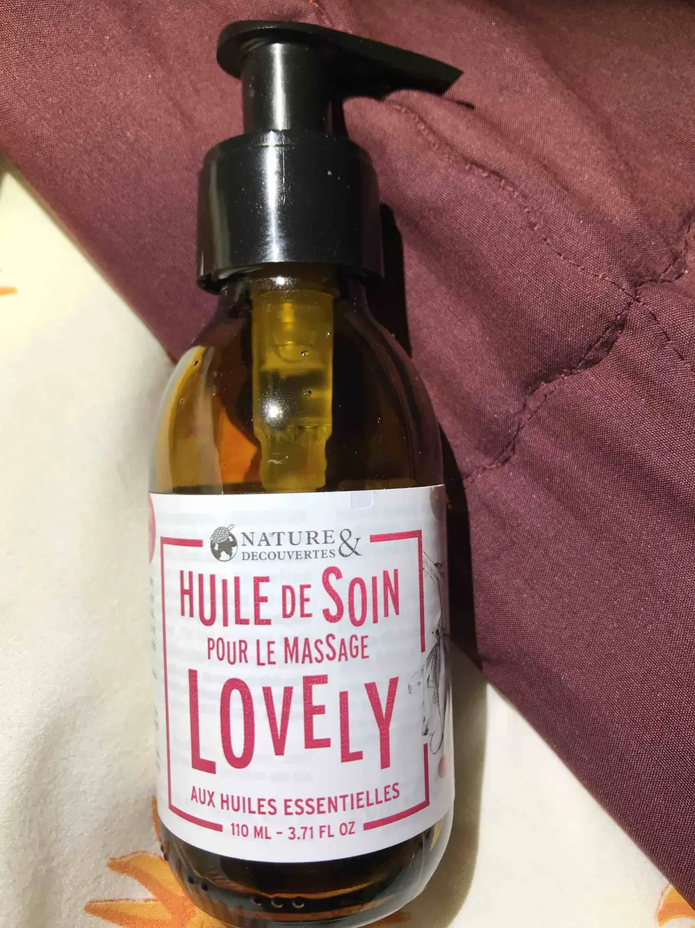 NATURE & DÉCOUVERTES - Lovely Huile de soin pour le massage