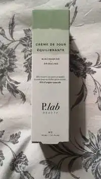 P. LAB BEAUTY - Crème de jour équilibrante - Niacinamide + Spiruline