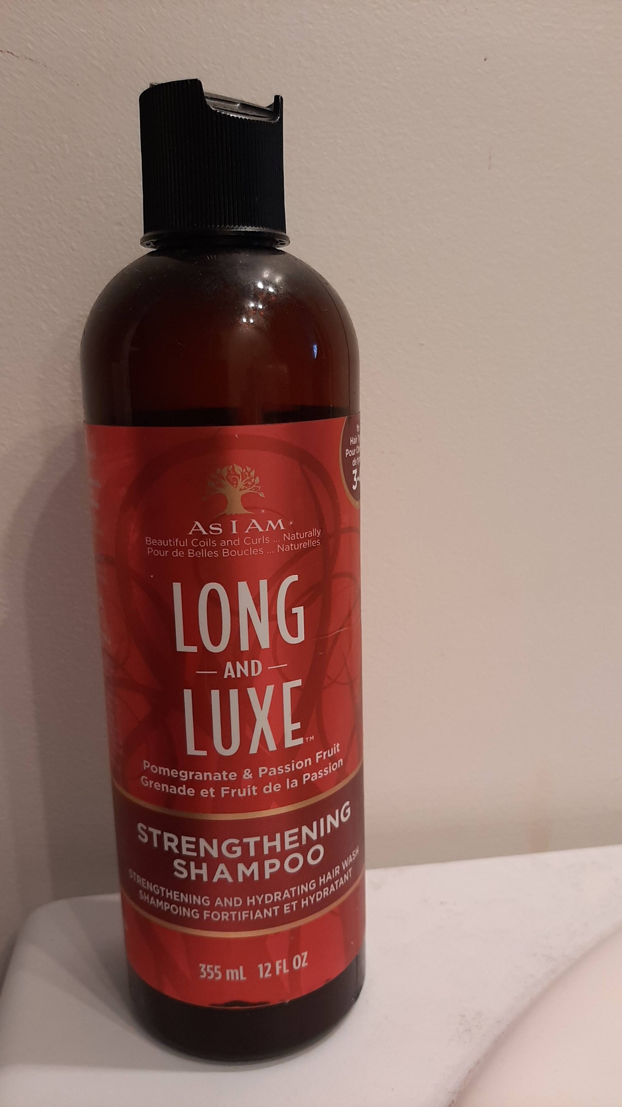 AS I AM - Long and luxe - Strengthening shampoo