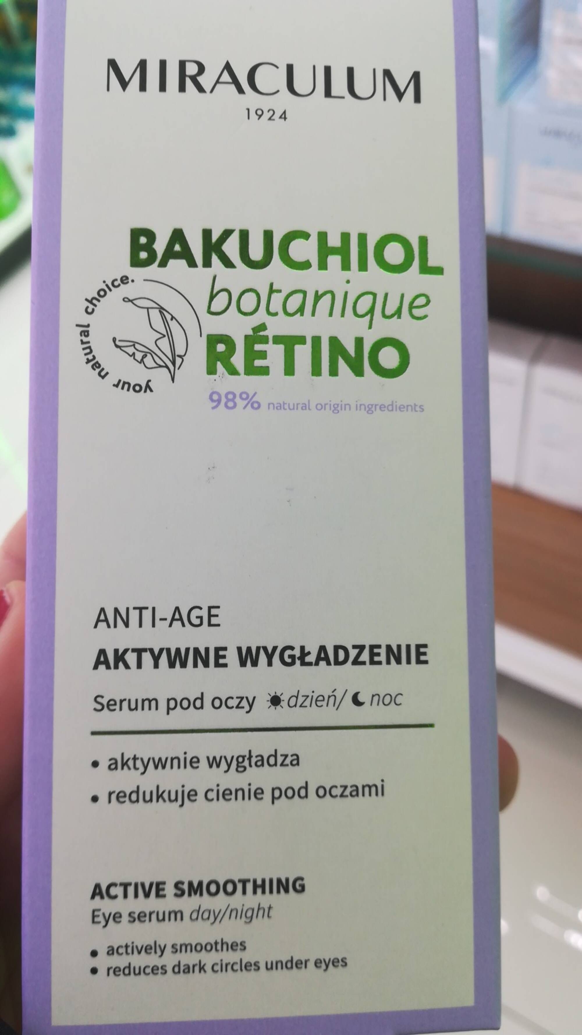 MIRACULUM - Bakuchiol botanique rétino - Eye serum day/night