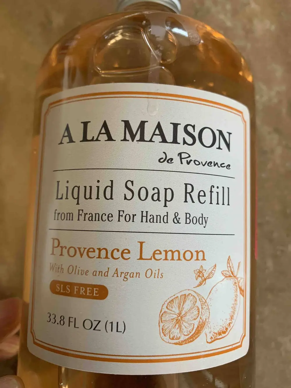 A LA MAISON DE PROVENCE - Liquid soap refill from France for hand & body