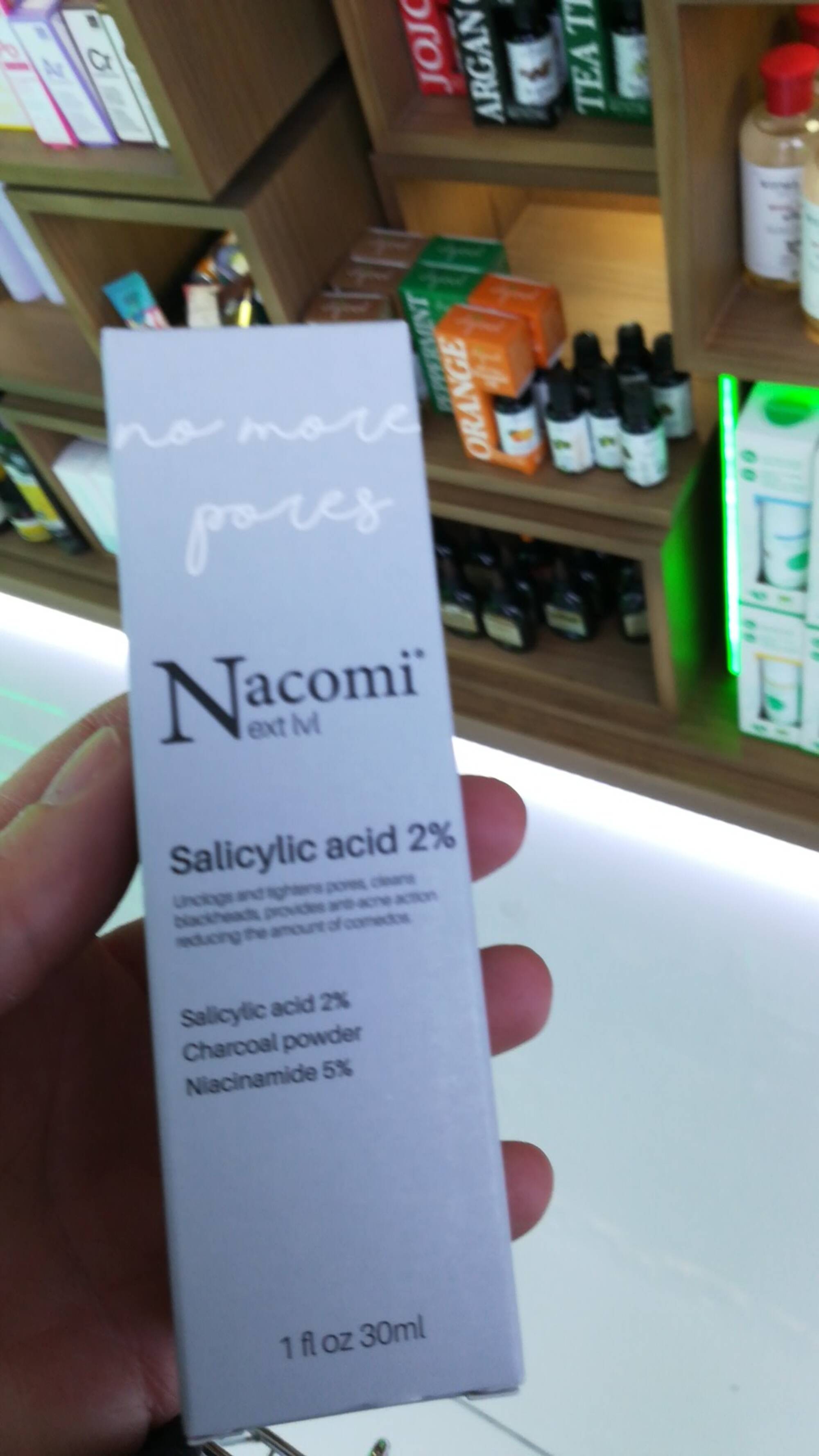 NACOMI - Salicylic acid charcoal powder