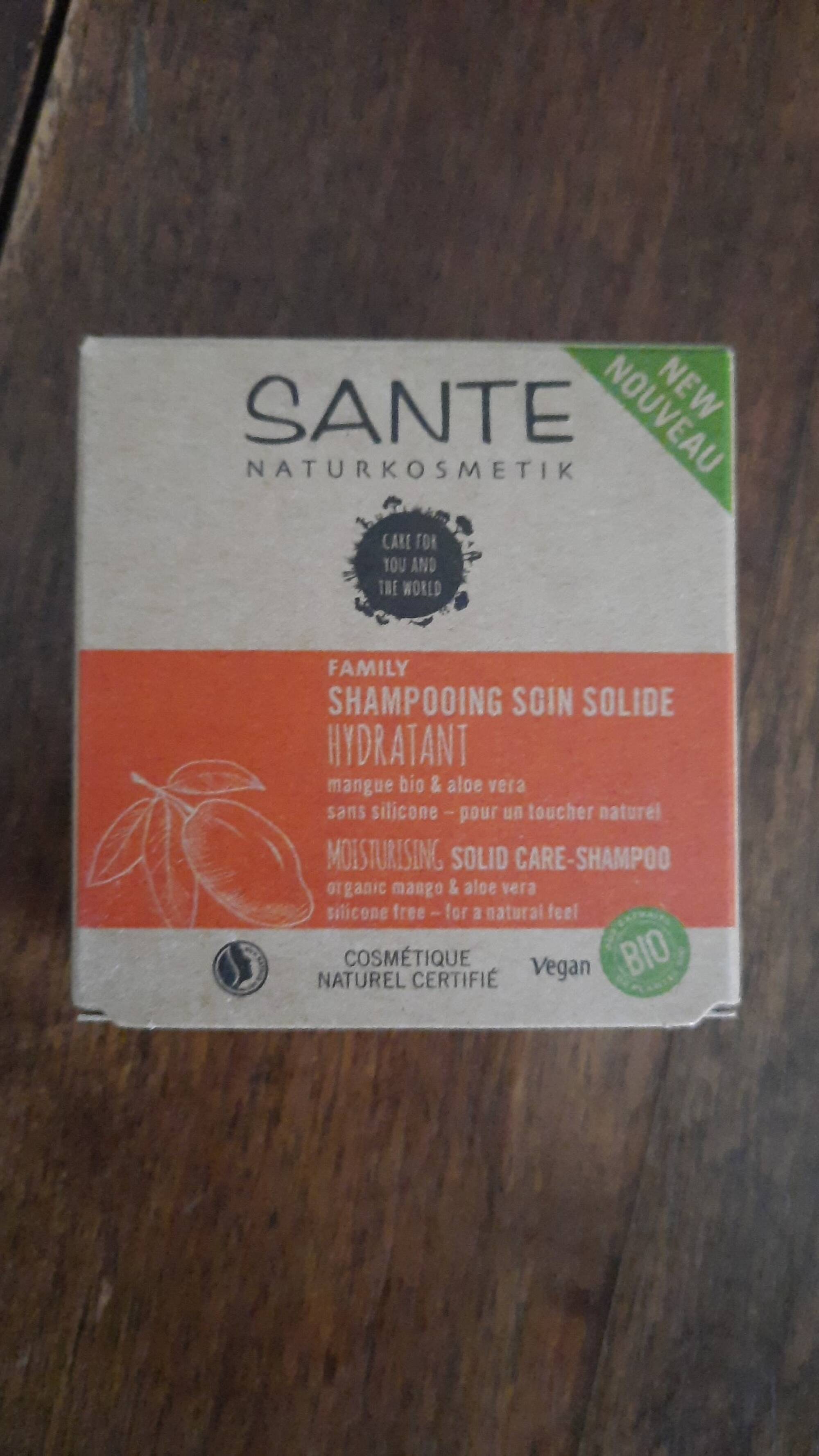 SANTE NATURKOSMETIK - Shampooing soin solide hydratant