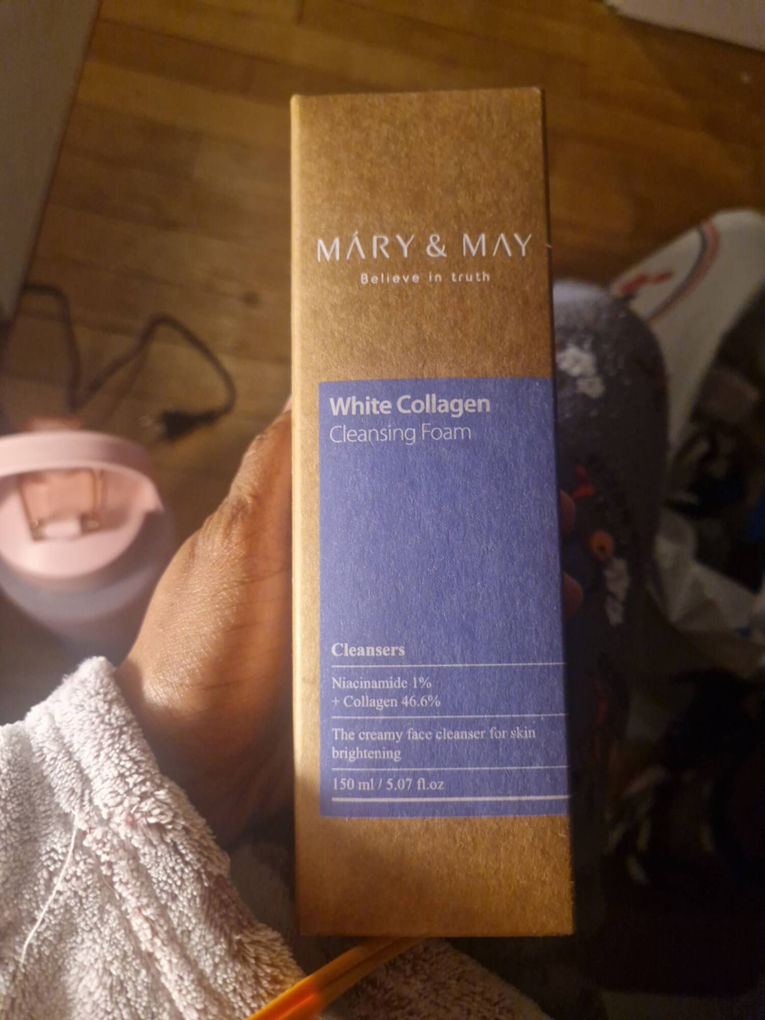 MARY&MAY - White collagen - Cleansing foam