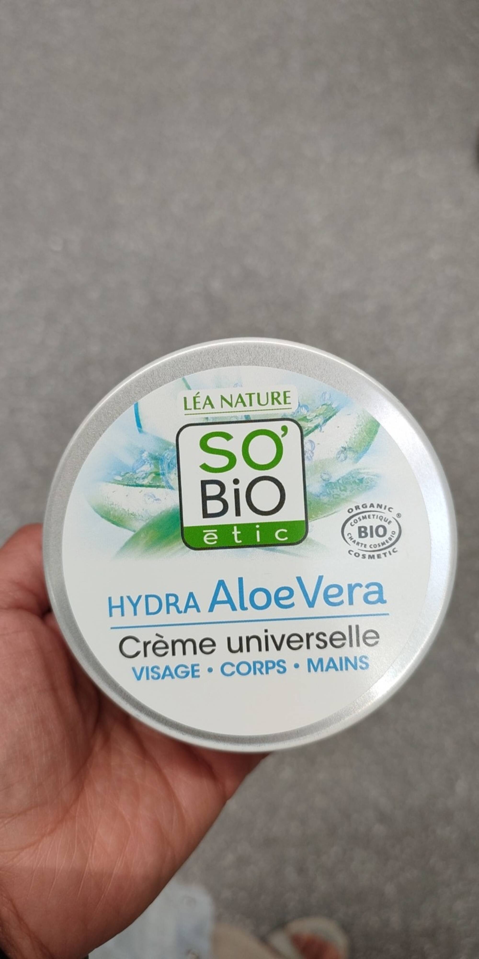 SO'BIO ÉTIC - Hydra aloe vera - Crème universelle