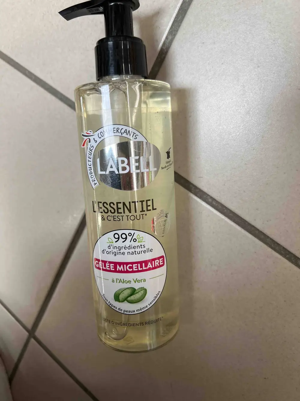 LABELL - L'essentiel & c'est tout - Gelée micellaire à l'aloe vera