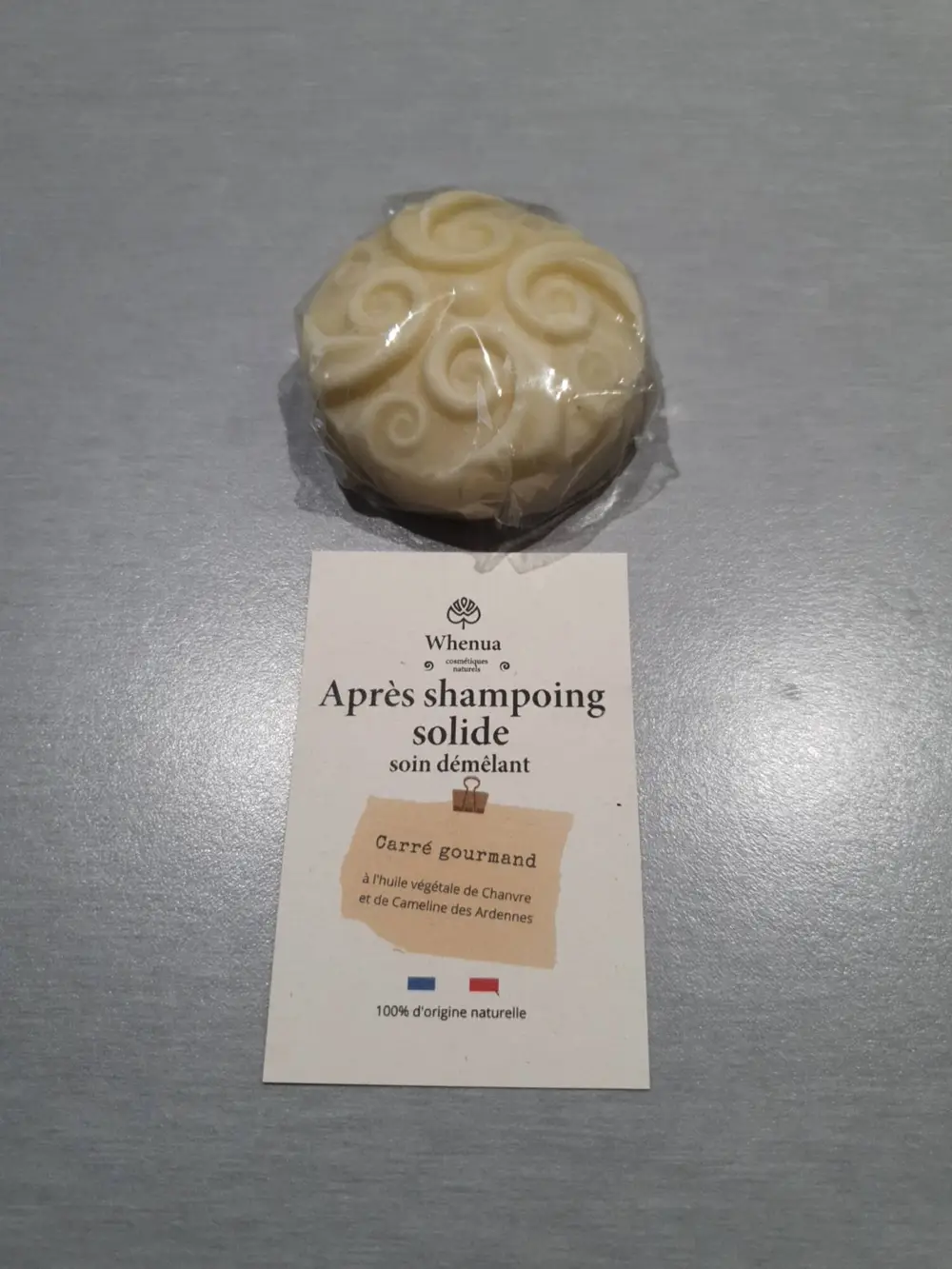 WHENUA - Carré Gourmand - Après shampoing solide
