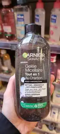 GARNIER - Skin active - Gelée micellaire tout en 1 au charbon