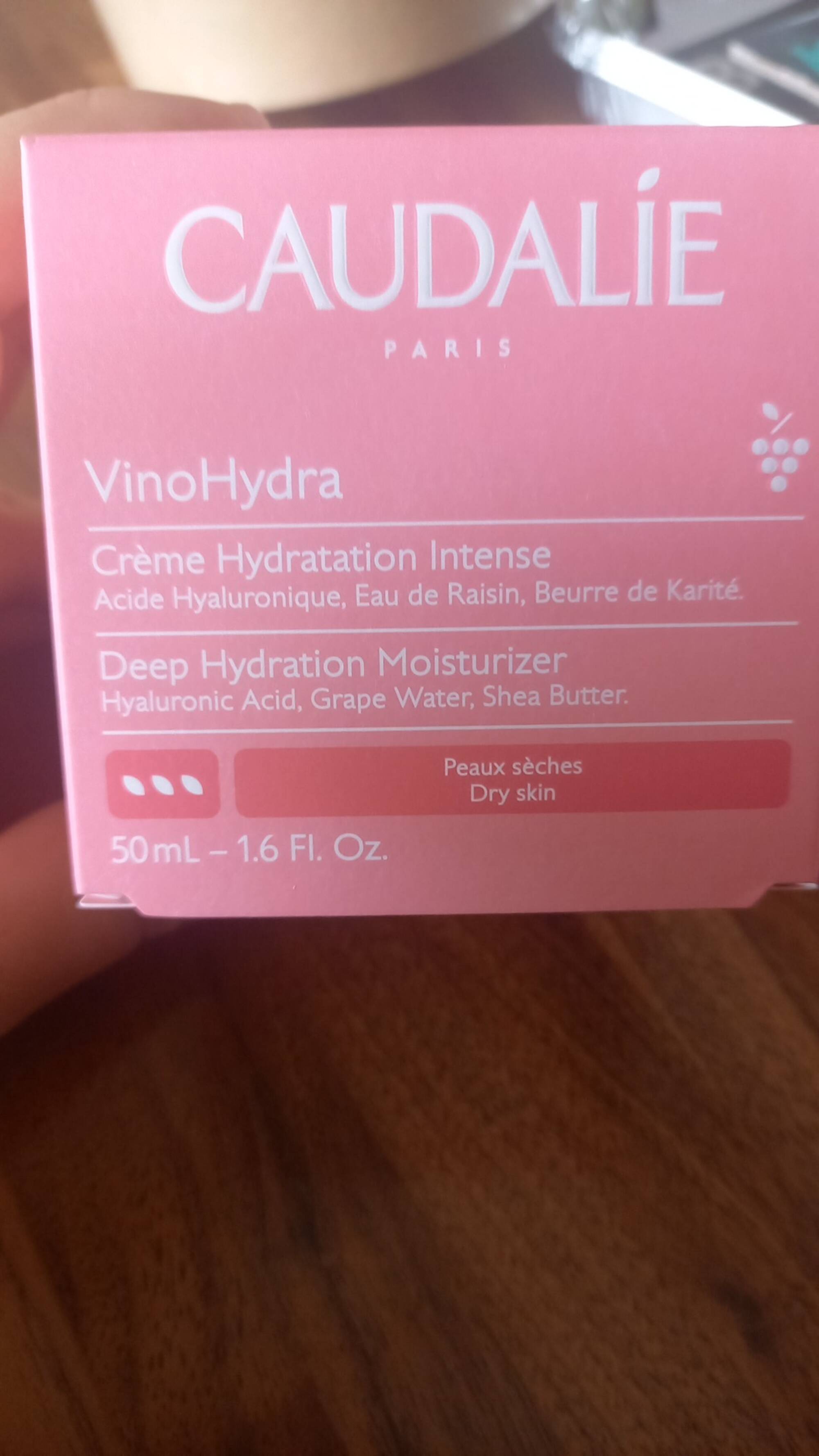 CAUDALIE - Vinohydra - Crème hydratation intense