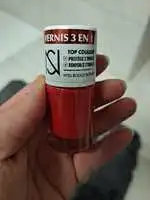 NS - Vernis 3 en 1 N° 05 rouge intense 