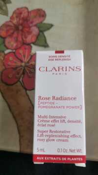 CLARINS - Rose radiance aux extraits de plantes