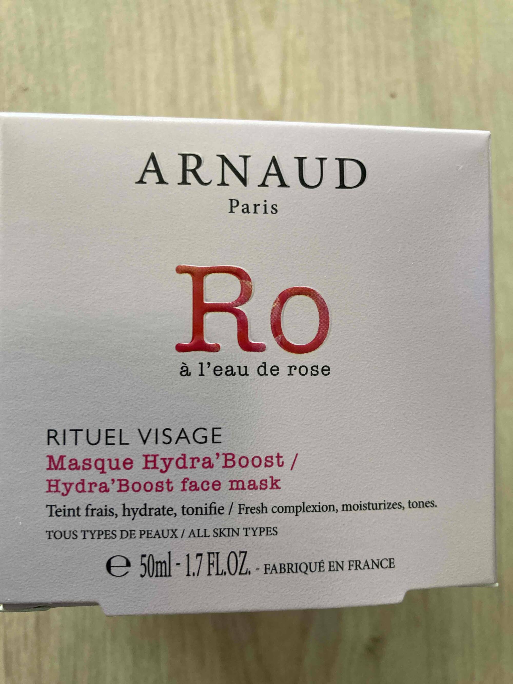 ARNAUD - Ro - Masque hydra'boost