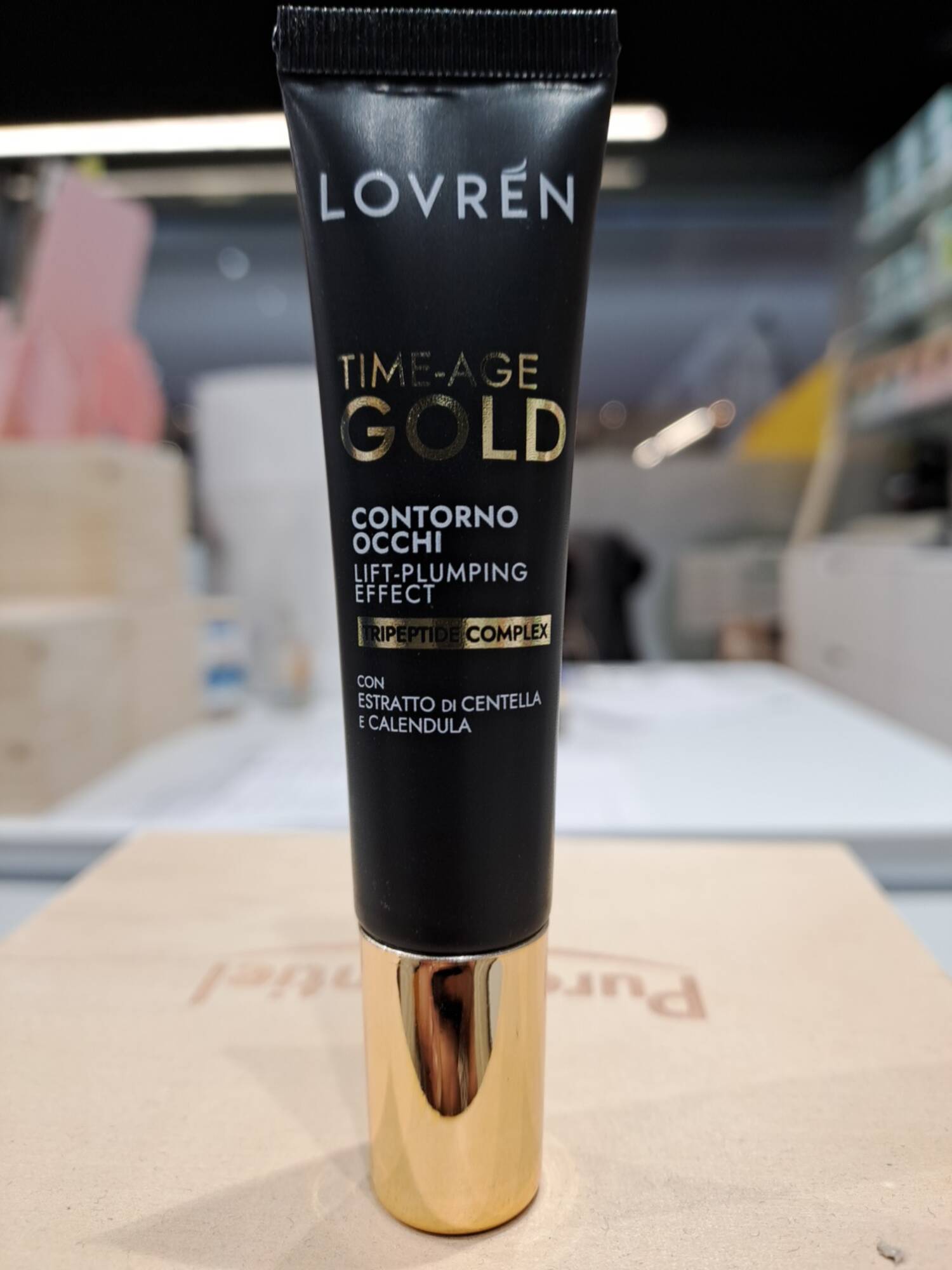 LOVREN - Time-age gold - Contorno occhi lift plumping effect