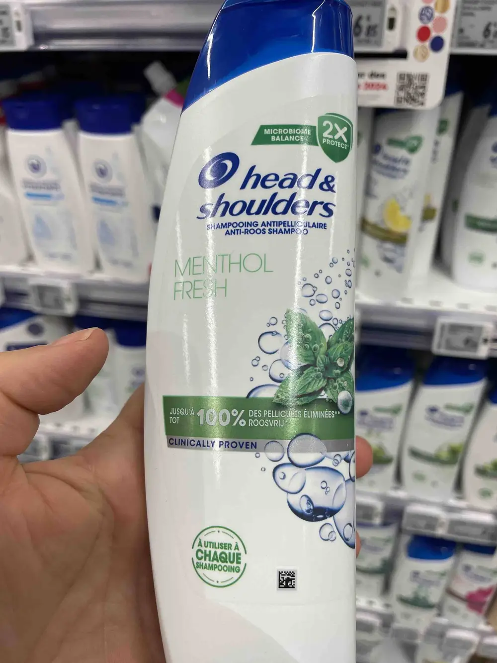 HEAD & SHOULDERS - Menthol fresh - Shampooing antipelliculaire 