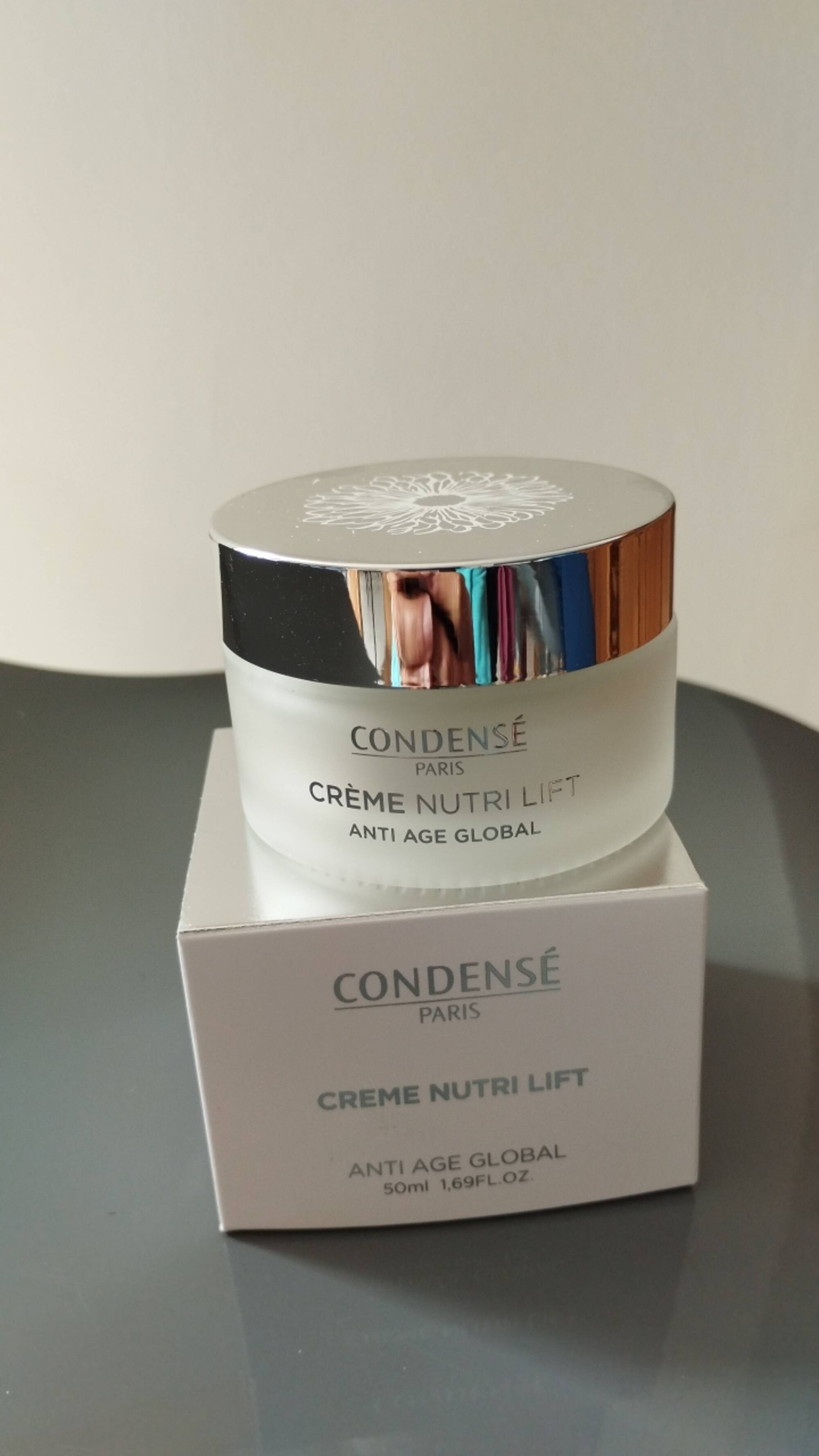 CONDENSÉ PARIS - Crème nutri lift - Anti âge global