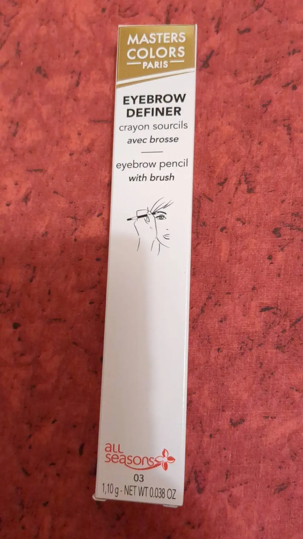 MASTERS COLORS PARIS - Crayon sourcils avec brosse