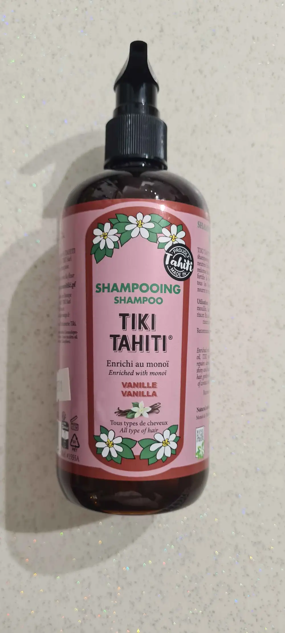 TIKI TAHITI - Shampooing enrichi au monoï vanille