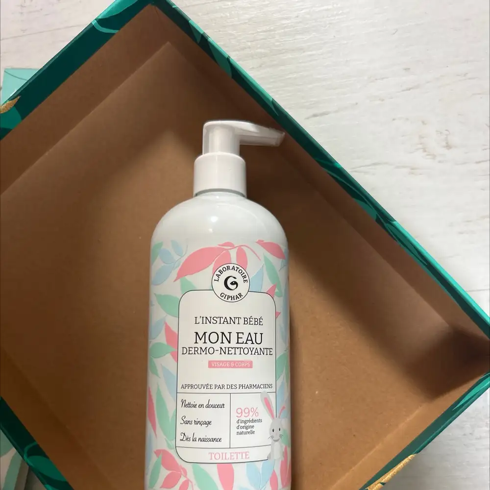LABORATOIRE GIPHAR - L’instant bébé - Mon eau dermo-nettoyante toilette