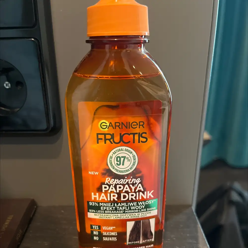 GARNIER - Fructis - Repairing papaya hair drink