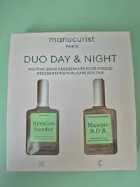 MANUCURIST PARIS - Duo day & night - Routine soins régénérants pour les ongles