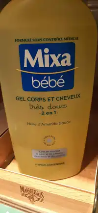 MIXA - Bébé - Gel corps et cheveux très doux 2 en 1