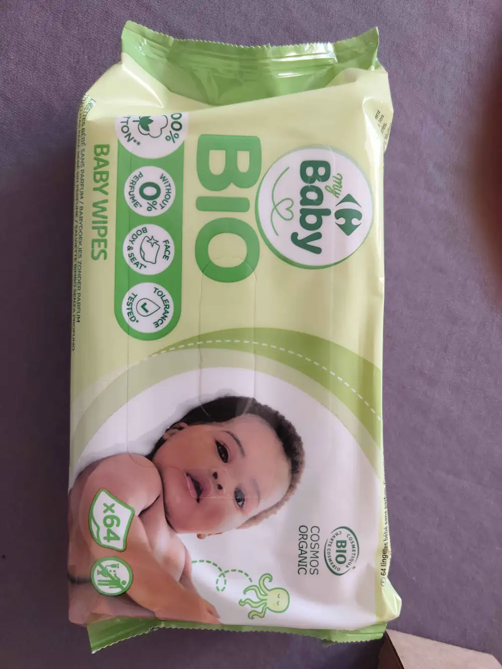 MY CARREFOUR BABY - Lingettes bébé sans parfum