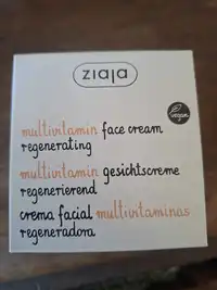 ZIAJA - Multivitamin face cream regenerating