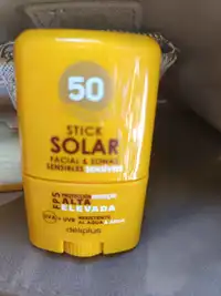 DELIPLUS - Stick solar facial & zones sensibles