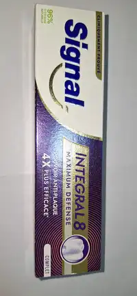 SIGNAL - Integral 8 maximum defense - Dentifrice