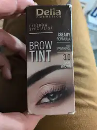 DELIA COSMETICS - Eyebrow specialist brow tint 3.0 dark brown