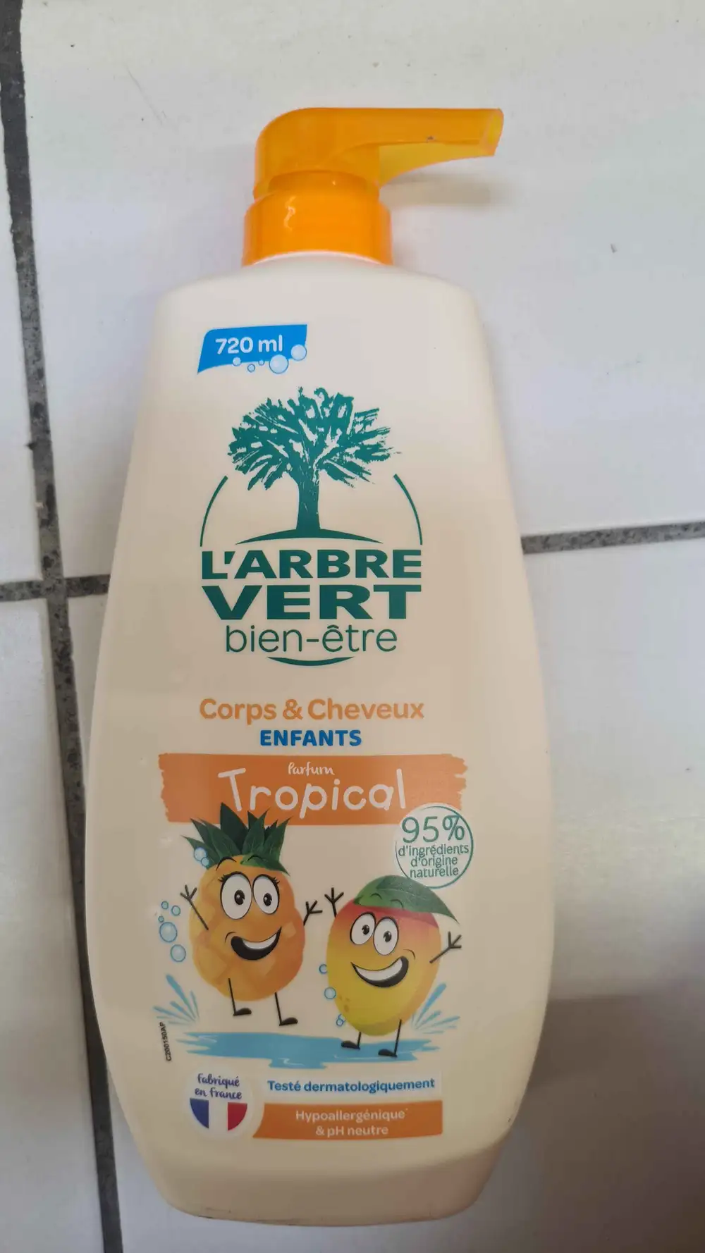 L'ARBRE VERT - Crème corps & cheveux enfants parfum tropical