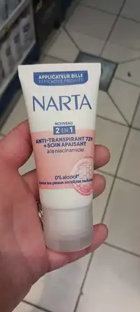 NARTA - Anti-transpirant 72h + soin apaisant