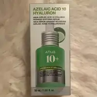 ANUA - Azelaic acid 10 hyaluronique - Sérum apaisant rougeurs