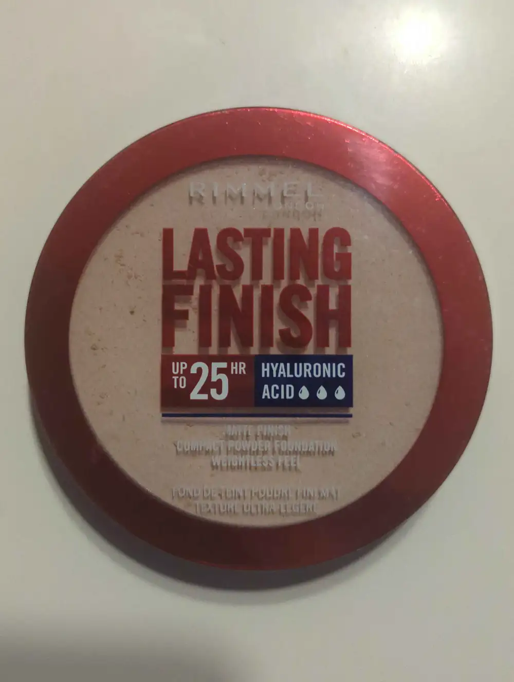 RIMMEL - Lasting finish - Fond de teint poudré mat SPF 20