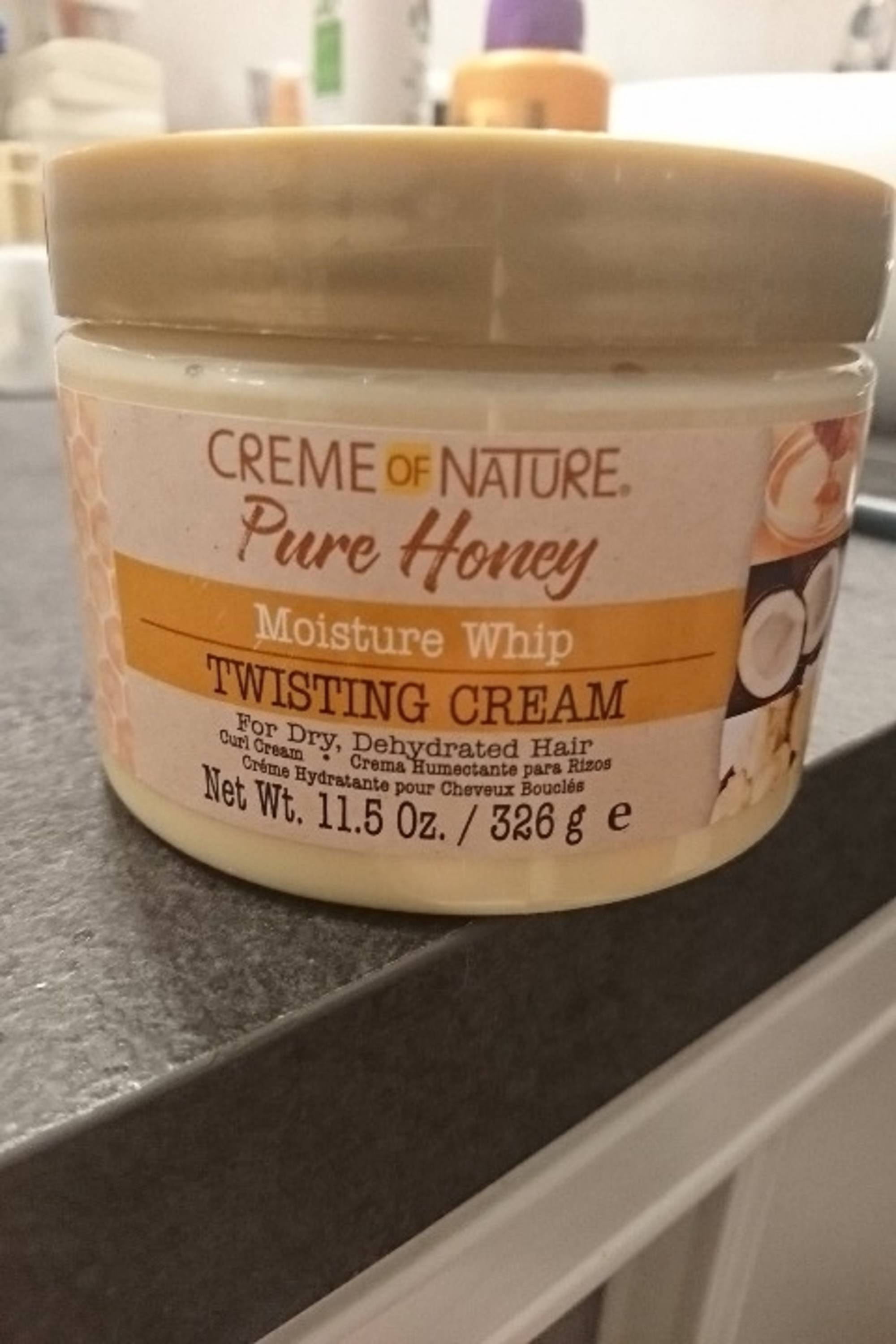 CREME OF NATURE - Pure honey - Moisture whip twisting cream