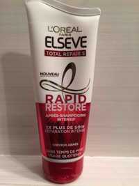 L'ORÉAL PARIS - Elseve Rapid restore - Après-shampooing intensif
