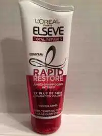 L'ORÉAL PARIS - Elseve Rapid restore - Après-shampooing intensif