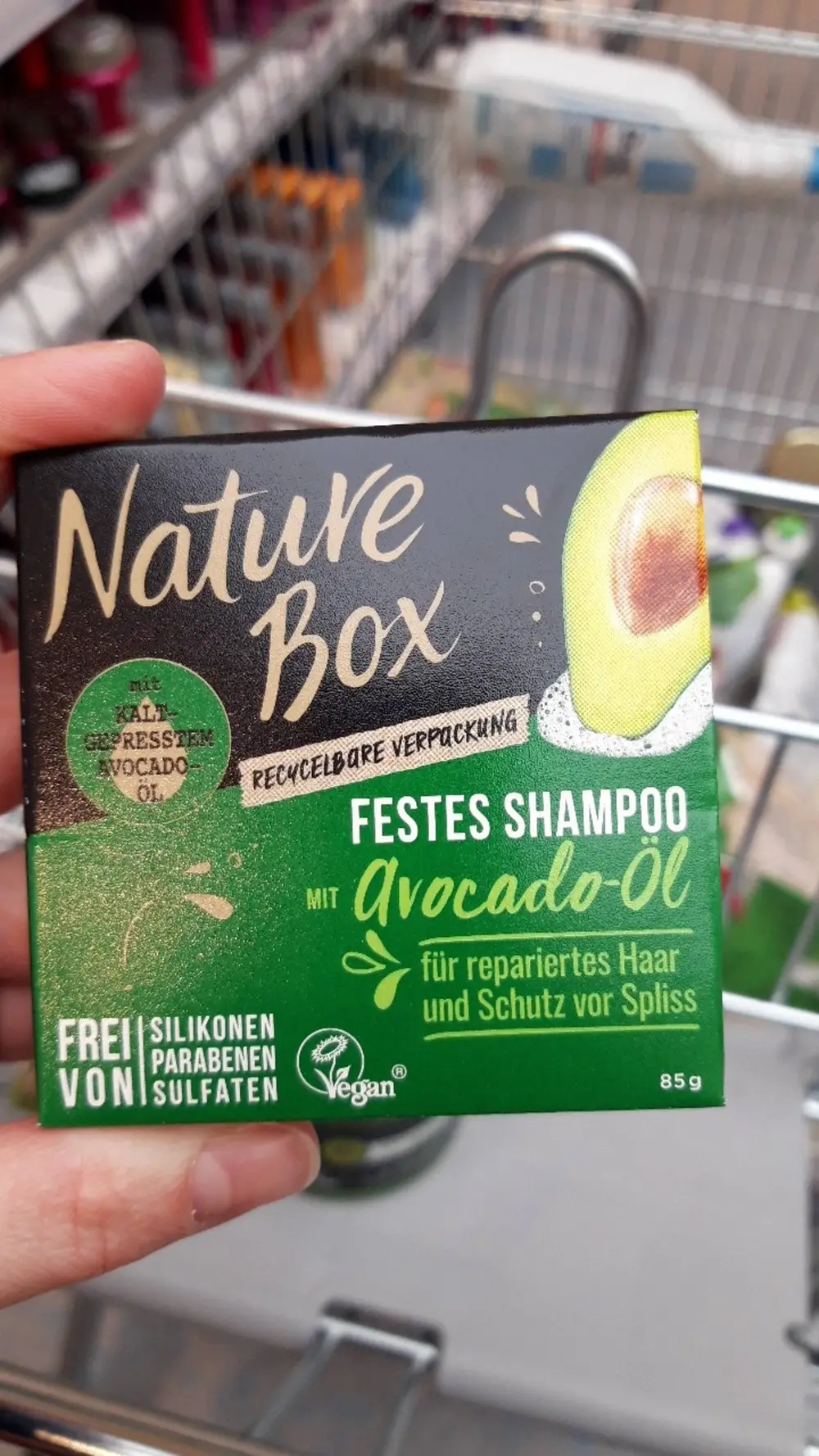 NATURE BOX - Shampooing solide réparateur