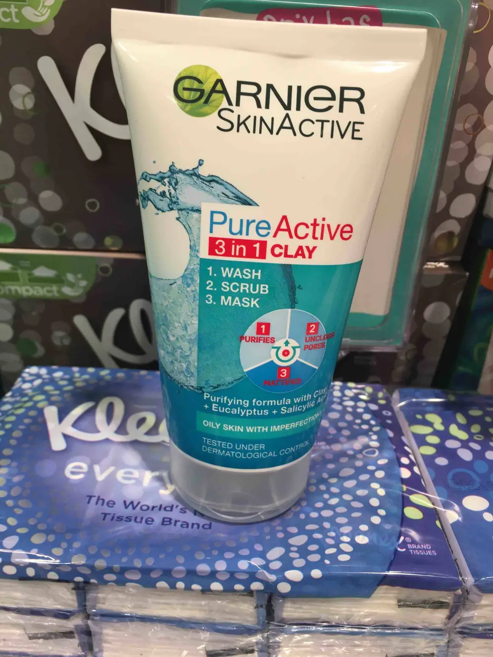 GARNIER - PureActive - 3 in 1 clay