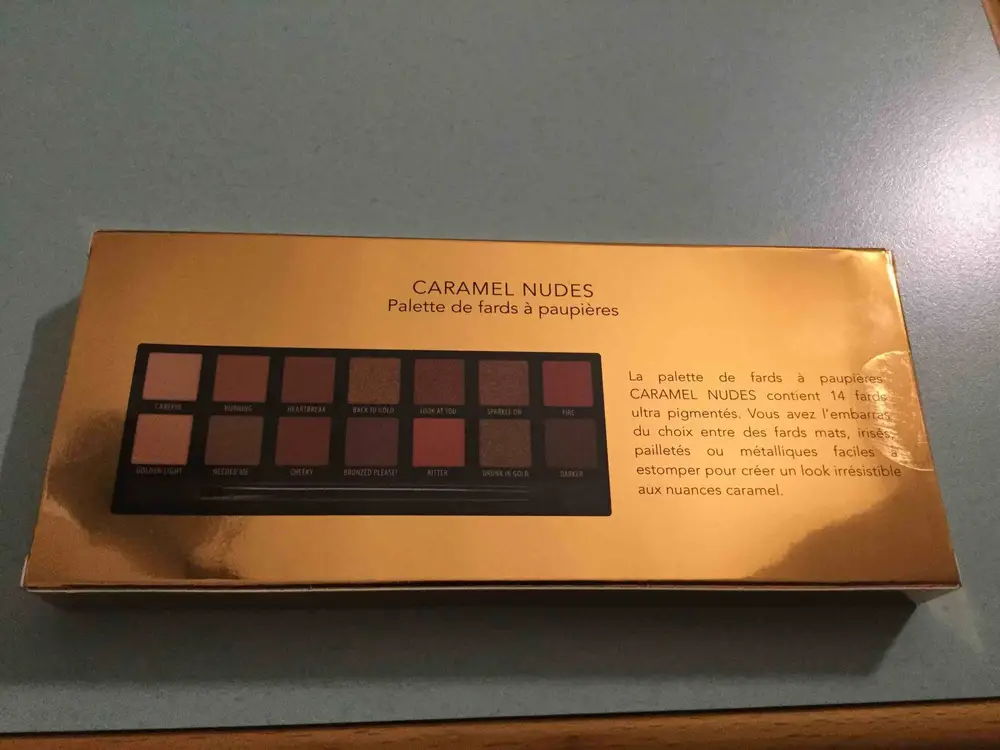 NOCIBÉ - Caramel nudes - Palette de fards à paupières