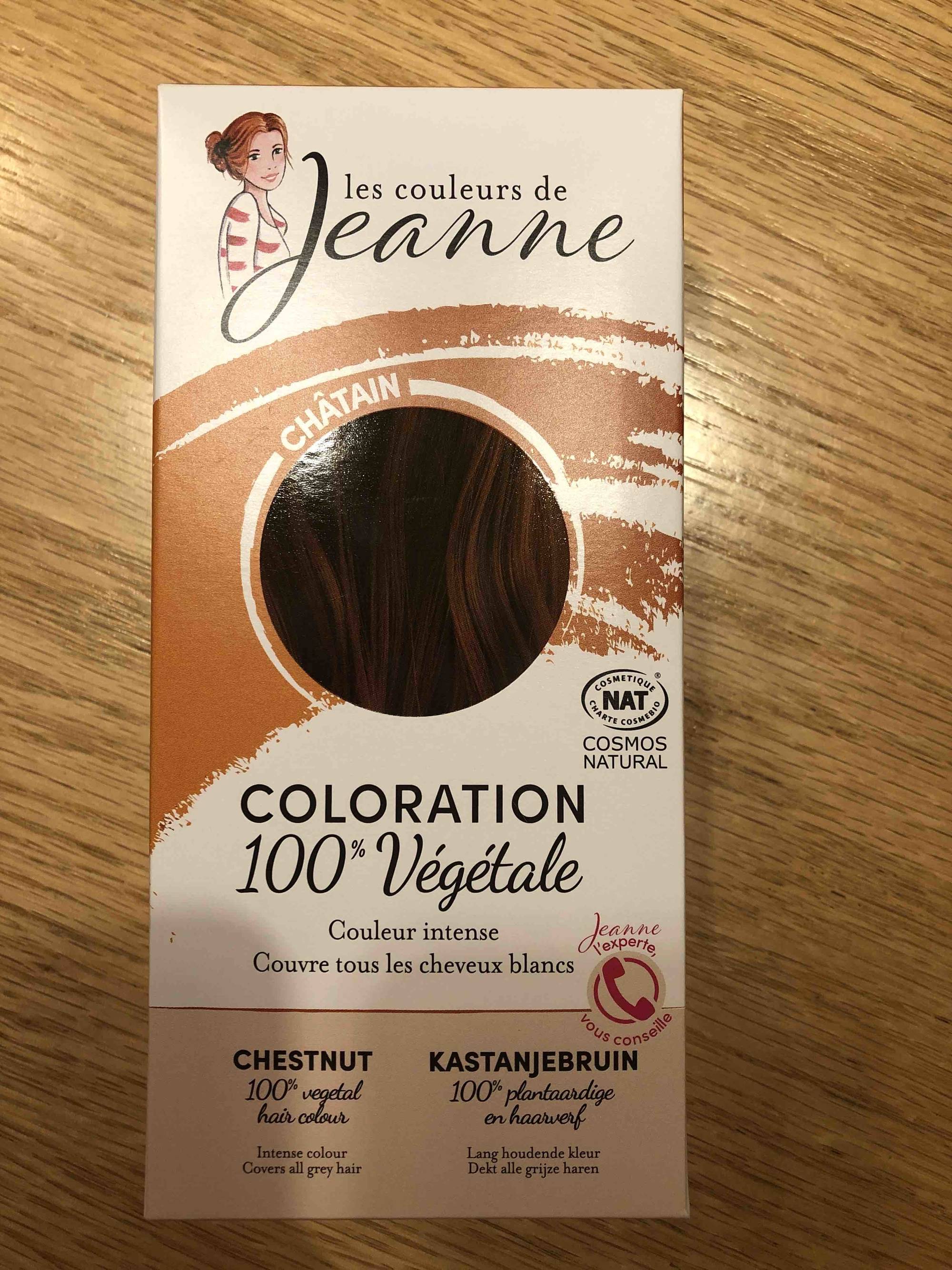 LES COULEURS DE JEANNE - Coloration 100% végétale - Châtain