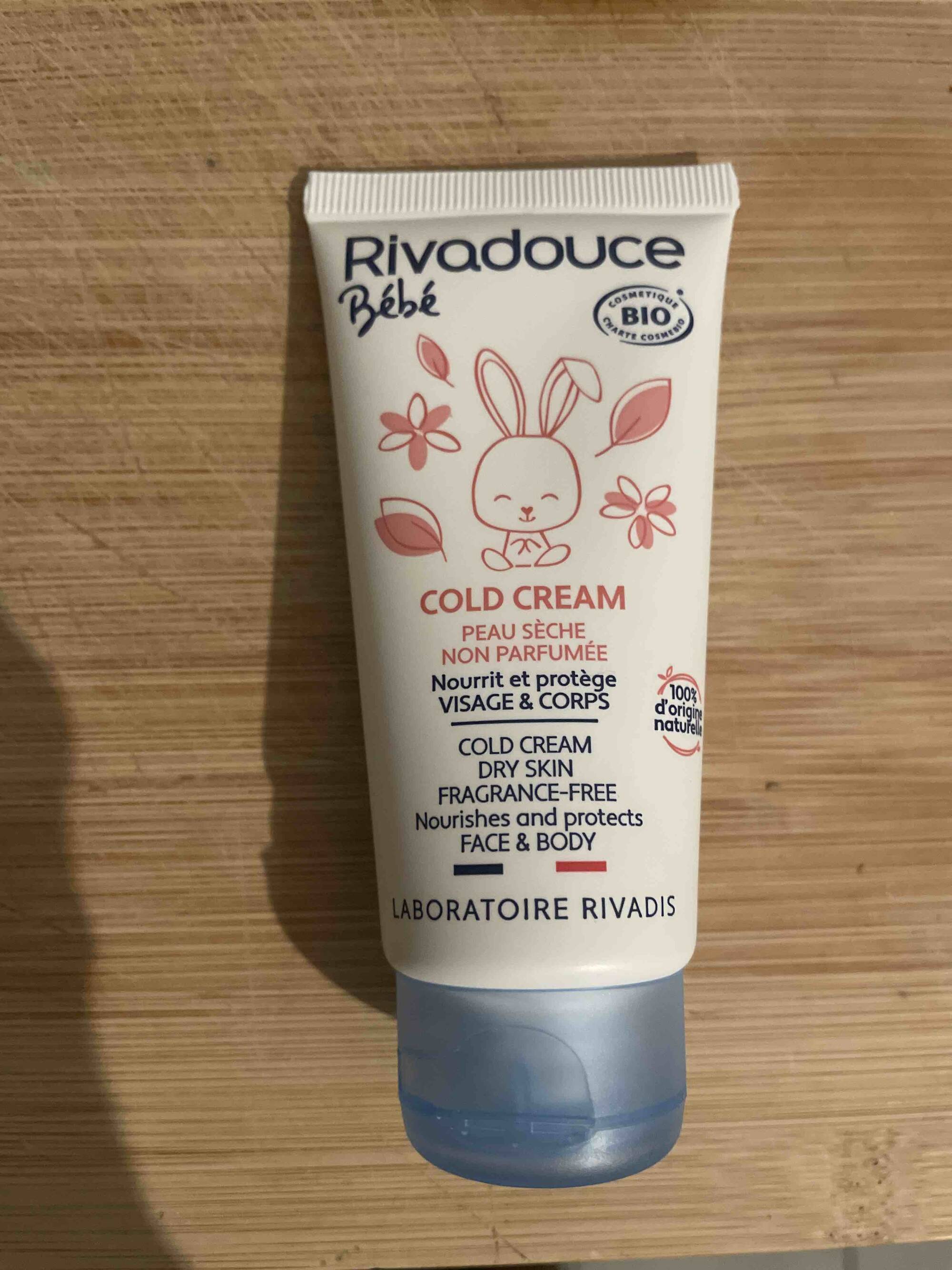RIVADOUCE - Cold cream - Peau sèche